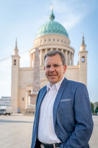 Gemeindekirchenratsvorsitzender Dirk Scheinemann der St. Nikolaikirche Potsdam