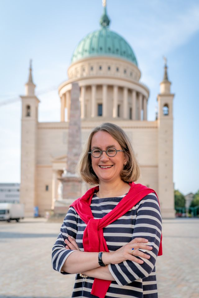 Gemeindekirchenratsmitglied Claudia Rahn der St. Nikolaikirche Potsdam